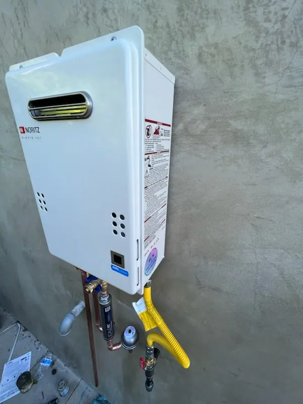Tankless water heater installation for Georgetown homes
